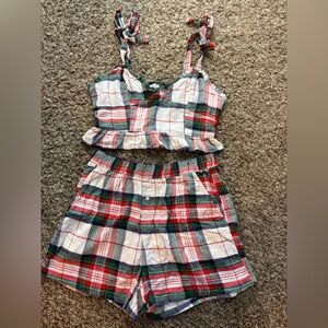 Aerie Plaid Lounge Set